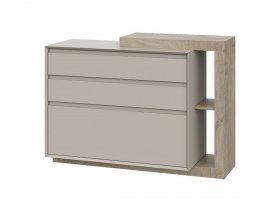 Комод 1200 22 J-Э Этна (дуб эндгрей/кашемир) в Мохсоголлохе - mohsogolloh.mebel-nsk.ru | фото