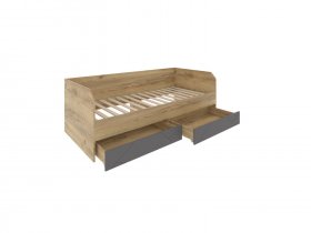 Кровать-диван с ящиками Шерлок Дв120.0_90 в Мохсоголлохе - mohsogolloh.mebel-nsk.ru | фото