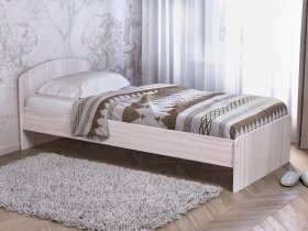 Кровать односпальная 80 с низкой спинкой (ясень шимо светлый) в Мохсоголлохе - mohsogolloh.mebel-nsk.ru | фото