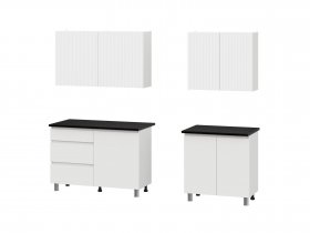 Кухонный гарнитур Эккервуд (2,0м) (SAFE) (белый) в Мохсоголлохе - mohsogolloh.mebel-nsk.ru | фото