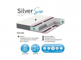 Матрас Silver Six в Мохсоголлохе - mohsogolloh.mebel-nsk.ru | фото