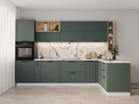 Модульная кухня Перо 3,2м*1,6м (аверса) в Мохсоголлохе - mohsogolloh.mebel-nsk.ru | фото