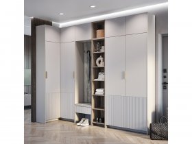 Модульная прихожая Пандора (кашемир/MF03) в Мохсоголлохе - mohsogolloh.mebel-nsk.ru | фото