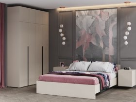 Модульная спальня Айри (кашемир) в Мохсоголлохе - mohsogolloh.mebel-nsk.ru | фото