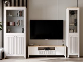 Модульная стенка Валенсия в Мохсоголлохе - mohsogolloh.mebel-nsk.ru | фото