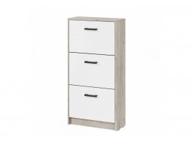 Обувница ОБ-3 Вега (дуб крафт серый/белый) в Мохсоголлохе - mohsogolloh.mebel-nsk.ru | фото