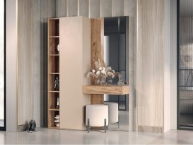 Прихожая Ева (кашемир/дуб вотан) в Мохсоголлохе - mohsogolloh.mebel-nsk.ru | фото