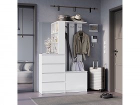 Прихожая Симпл ПР-04 (белый) в Мохсоголлохе - mohsogolloh.mebel-nsk.ru | фото