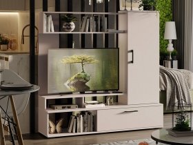 Стенка «Сиена» (кашемир) в Мохсоголлохе - mohsogolloh.mebel-nsk.ru | фото