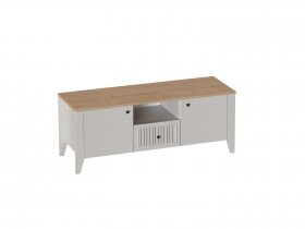Тумба узкая 2дв. 1ящ. Валенсия (гостиная) в Мохсоголлохе - mohsogolloh.mebel-nsk.ru | фото